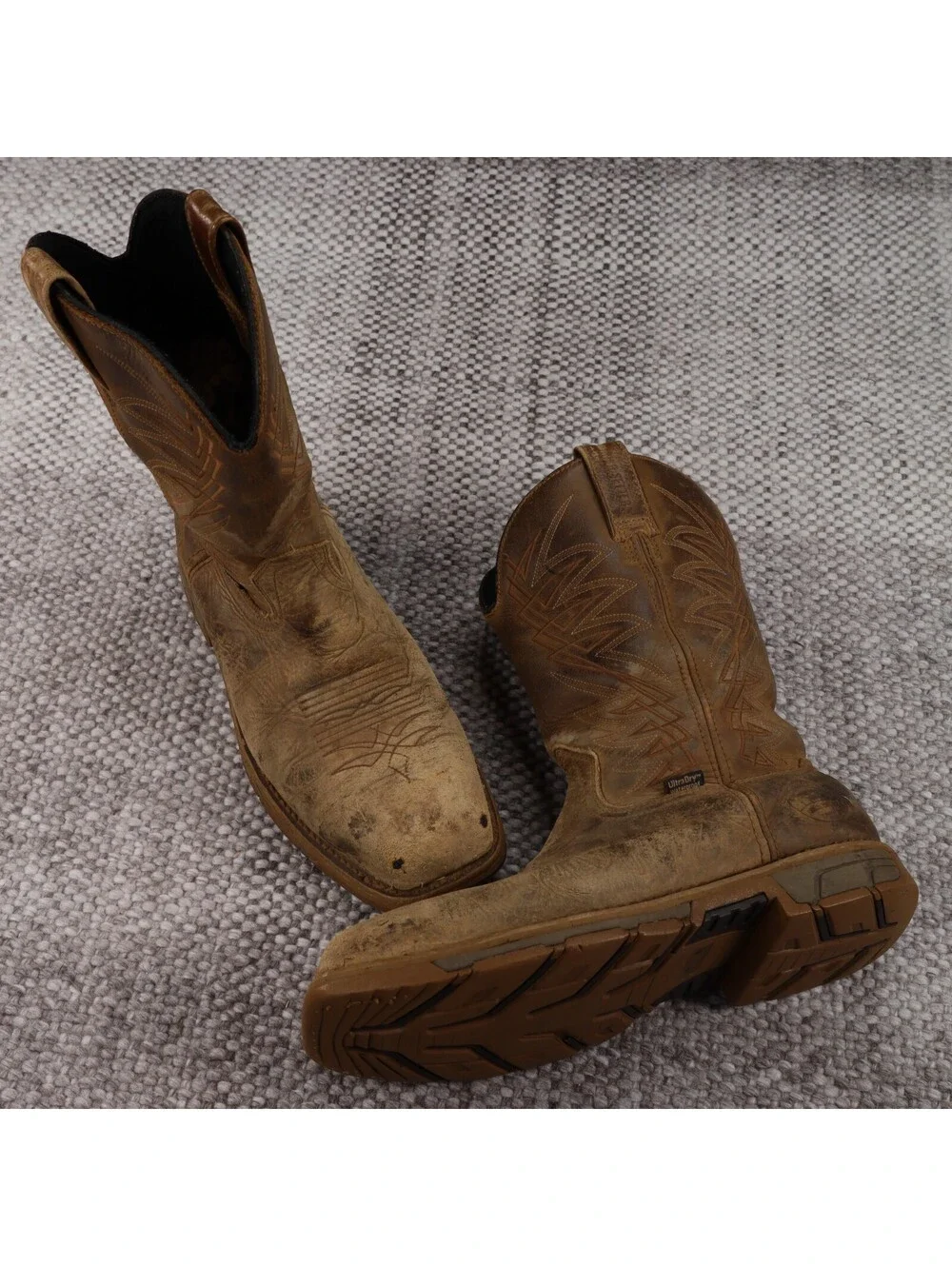 Irish Setter Marshall Work Boots Mens 10 D Waterproof Steel Toe Brown 83912 WORN